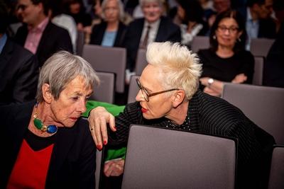 Holocaust-?berlebende und Zeitzeugi Eva Szepesi-stock-foto