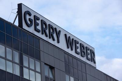 Halle, Deutschland 20. November 2020: Symbolbilder - 2020 - Gerry Weber, Logo, Schriftzug, Feature / Symbol / Symbolfoto-stock-foto