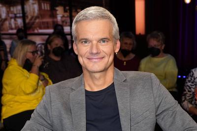 Thorsten Schr?der bei der Aufzeichnung der MDR/rbb-Talkshow Riverboat im Studio A im RBB-Fernsehzentrum. Berlin, 04.11.-stock-foto