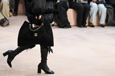 Paris Fashion Week. Defil? Chanel au Grand Palais-stock-photo
