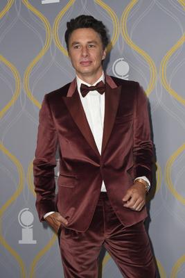 NEW YORK, NY - JUNE 12: Zach Braff the 75th Annual Tony Awards at Radio City Music Hall on June 12, 2022 in New York Ci-stock-photo