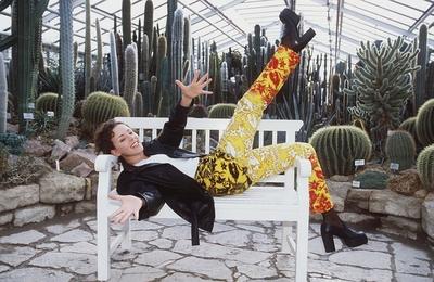 Bl?mchen (Jasmin Wagner) (S?ngerin) 11/96 kri Frau Musik Pop Gesang TV Fernsehen Moderation dunkelhaarig langhaarig Hoc-stock-foto