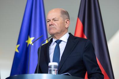 Bundeskanzler Scholz empf?ngt den Pr?sidenten des Europ?ischen Rates, Ant?nio Costa.-stock-foto