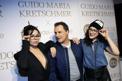 Fernanda Brandao, Guido Maria Kretschmer und Jasmin Wagner beim Launch der neuen Brillenkollektion von Guido Maria Krets-stock-foto