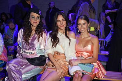 Jasmin Wagner, Cathy Hummels, Johanna Klum bei der Marina Hoermanseder Fashion Show im Rahmen der Berlin Fashion Week H-stock-foto