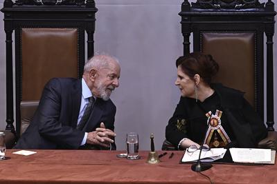 Lula da posse a Presidente do STM-stock-foto