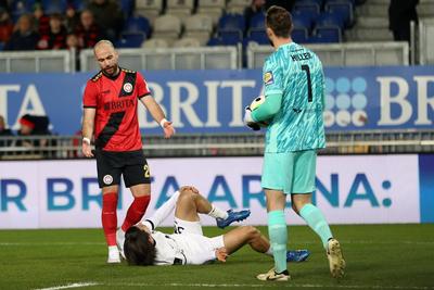 Fussball 3.Liga, SV Wehen Wiesbaden - TSV 1860 M?nchen-stock-foto
