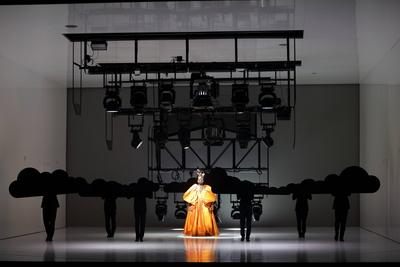 Komische Oper Berlin Echnaton-stock-photo