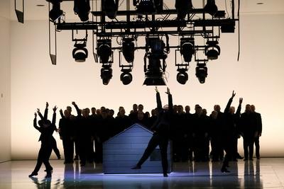 Komische Oper Berlin Echnaton-stock-photo