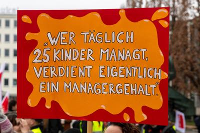 Verdi Warnstreiks im ?ffentlichen Dienst, N?rnberg, 13.03.2025-stock-foto