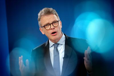 Deutsche Bank Jahresmedienkonferenz 2025-stock-foto