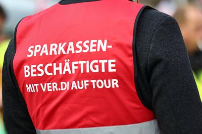 Warnstreik oeffentlicher Dienst-stock-foto