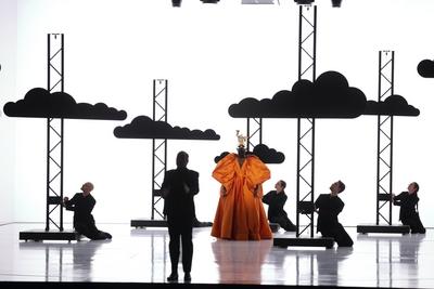 Komische Oper Berlin Echnaton-stock-photo