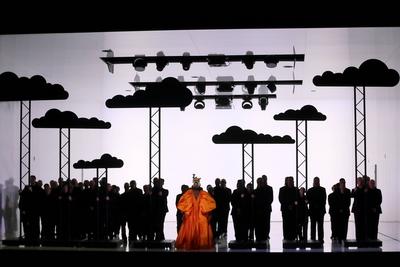 Komische Oper Berlin Echnaton-stock-photo