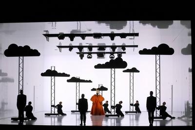 Komische Oper Berlin Echnaton-stock-photo
