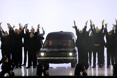 Komische Oper Berlin Echnaton-stock-photo