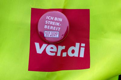 Verdi Warnstreiks im ?ffentlichen Dienst, N?rnberg, 13.03.2025-stock-foto
