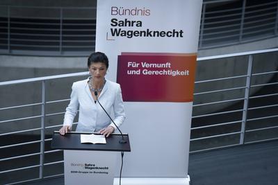 Gruppe, BSW, Sahra Wagenknecht-stock-photo