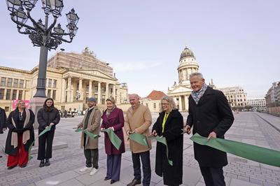 Christopher Schriner, Franziska Giffey, Kai Wegner, Ute Bonde, Christoph Schmidt-stock-foto