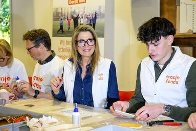 Royal Couple takes part in 21st edition of NLdoet, Katwijk, The Netherlands-stock-foto