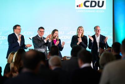 CDU Hessen-stock-foto