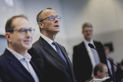 Fraktionssitzung von CDU/CSU-stock-foto