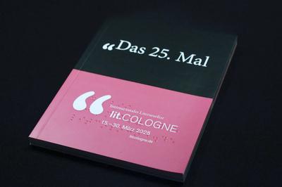 Brosch?re zur 25 lit.COLOGNE-stock-foto