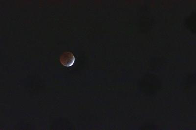Eclipse lunar total 2025 RJ-stock-foto