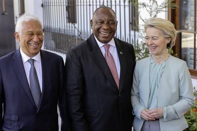 Eighth South Africa-European Union Summit held in Cape Town, South Africa-stock-foto