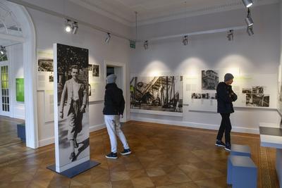Ausstellung, Gedenkst?tte Deutscher Widerstand, Stauffenbergstra?e, Tiergarten, Mitte, Berlin, Deutschland *** Exhibiti-stock-foto