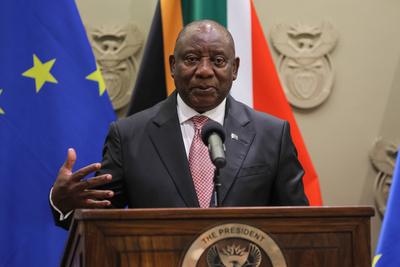 Eighth South Africa-European Union Summit held in Cape Town, South Africa-stock-foto
