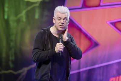 Comedian Michael Mittermeier live bei der "Humorzone" in Dresden-stock-foto