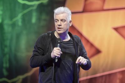 Comedian Michael Mittermeier live bei der "Humorzone" in Dresden-stock-foto