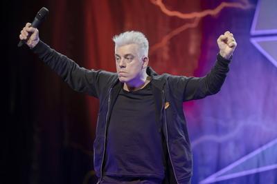 Comedian Michael Mittermeier live bei der "Humorzone" in Dresden-stock-foto