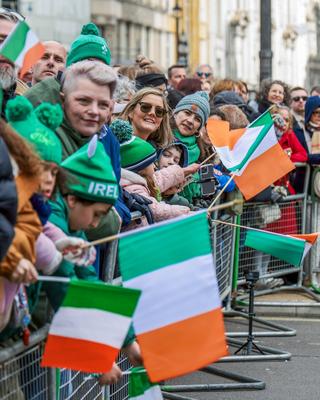 St Patrick's Day Parade London-stock-photo