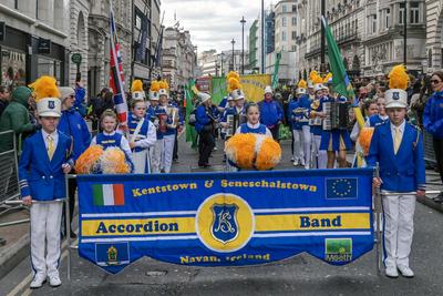St Patrick's Day Parade London-stock-photo