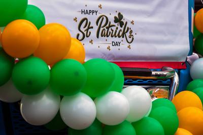 St Patrick's Day Parade London-stock-photo
