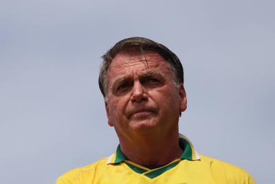 Jair Bolsonaro (PL/RJ), Former President of the Republic, during the Amnesty Now demonstration, in Rio de Janeiro-stock-photo