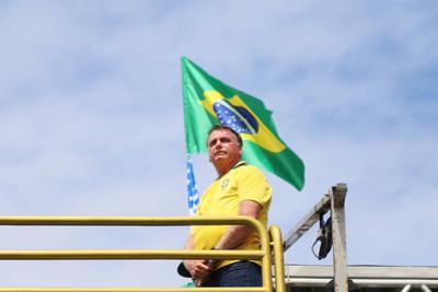 Jair Bolsonaro (PL/RJ), Former President of the Republic, during the Amnesty Now demonstration, in Rio de Janeiro-stock-photo