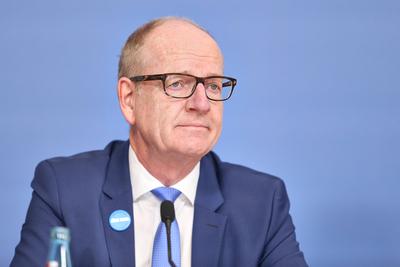 Berlin, Deutschland, 17.03.2025: Haus der Bundespressekonferenz: Vorstellung der Ergebnisse der IDZ-Studie Sechste Deuts-stock-foto