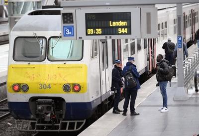 Rail Strike NMBS-SNCB-stock-foto