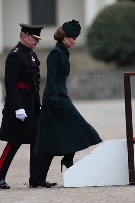 Kate Middleton at the Irish Guard's St.Patrick's Day Parade-stock-photo