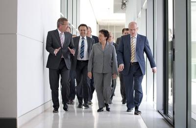 Christian WULFF v l CDU Ministerpraesident von Niedersachsen und Kandidat fuer das Amt des Bu-stock-photo