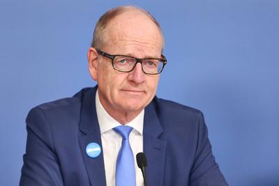 Berlin, Deutschland, 17.03.2025: Haus der Bundespressekonferenz: Vorstellung der Ergebnisse der IDZ-Studie Sechste Deuts-stock-foto