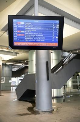 Rail Strike NMBS-SNCB-stock-foto