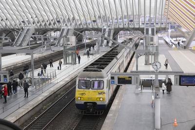 Rail Strike NMBS-SNCB-stock-foto