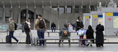 Rail Strike NMBS-SNCB-stock-foto