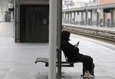 Rail Strike NMBS-SNCB-stock-foto