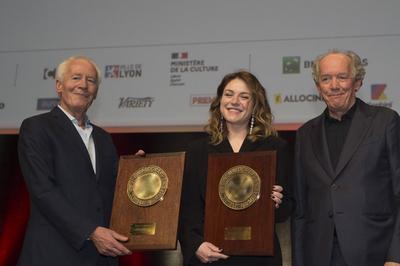 Festival Lumiere 2020: soiree de cloture et de remise du Prix Lumiere aux freres Dardenne. JEAN PIERRE ET LUC DARDENNE-stock-foto