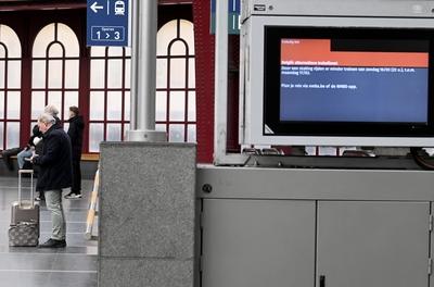 Rail Strike NMBS-SNCB-stock-foto